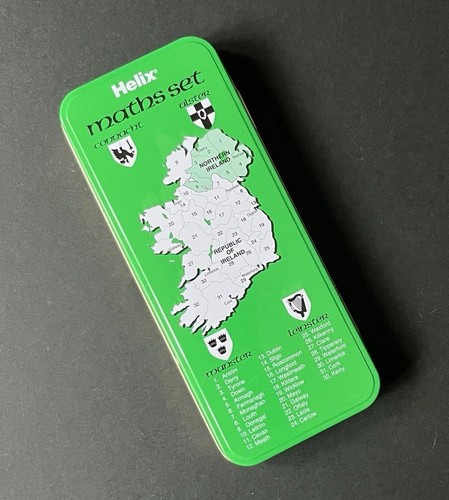 Helix maths set - ireland, map
