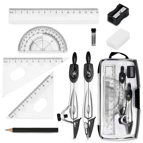 10pcs maths set protractor - 10pcs, set,