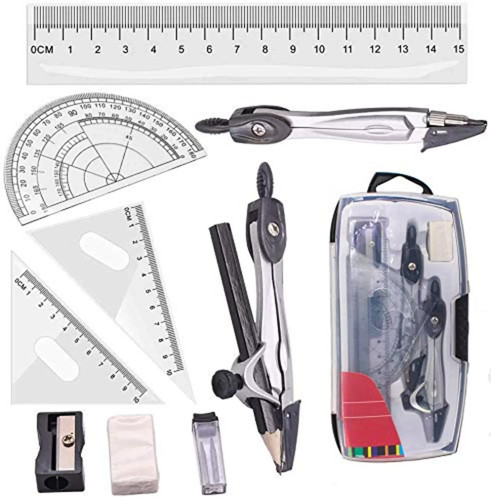 Geometry compass set 10pcs - geometry,
