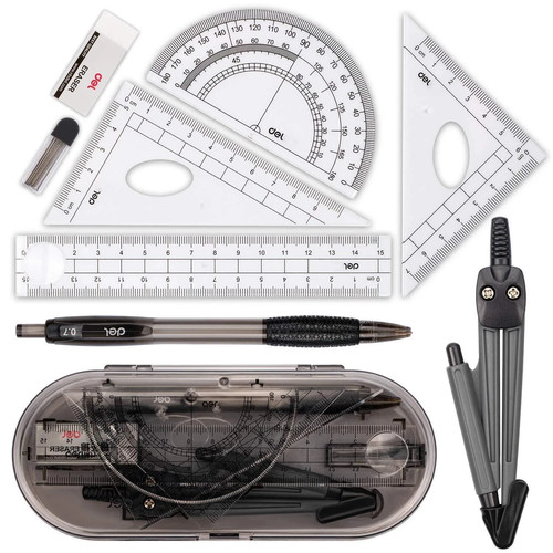 Maths set geometry compass - set,