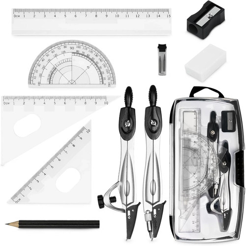 10pcs maths set protractor - 10pcs,