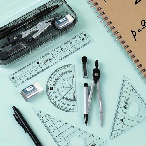 8pc geometry set maths - 8pc,