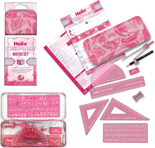 Helix maths set pink - set,