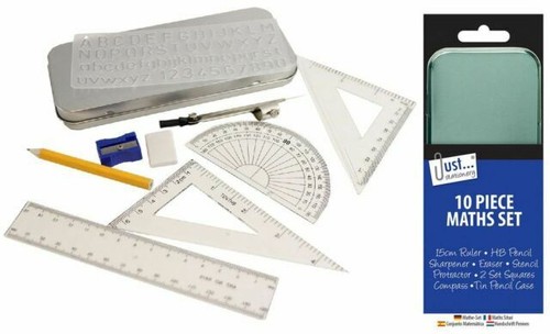 Compact maths geometry set - maths,