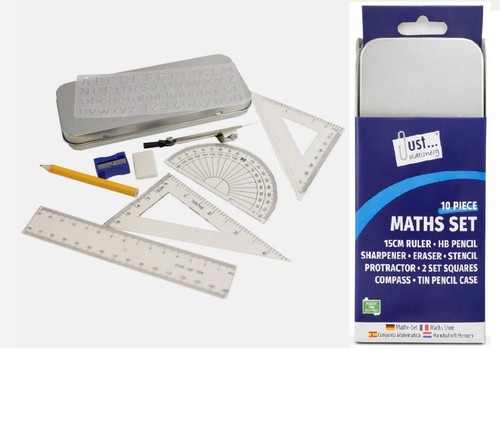 Piece maths set stencil - 10,